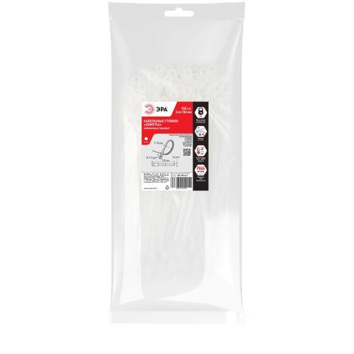 Хомут кабельный 3.6х150 под винт бел. NO-225-316 (уп.100шт) Эра Б0066041