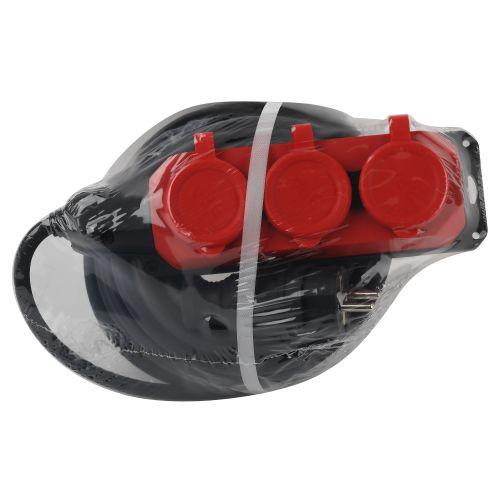 Удлинитель 3х10м с заземл. IP44 КГ 3х1.5 каучук UK-3e-3x1.5-10m-IP44(KG) Эра Б0057580