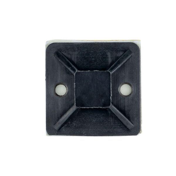 Площадка самоклеящаяся 25х25мм черн. (уп.100шт) EKF plc-25x25-b