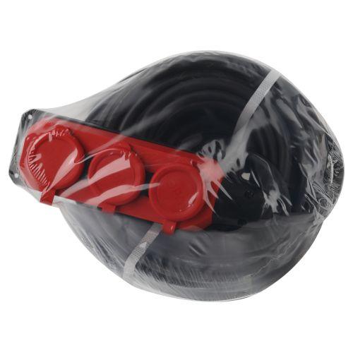 Удлинитель 3х30м с заземл. IP44 КГ 3х1.5 каучук UK-3e-3x1.5-30m-IP44(KG) Эра Б0057582