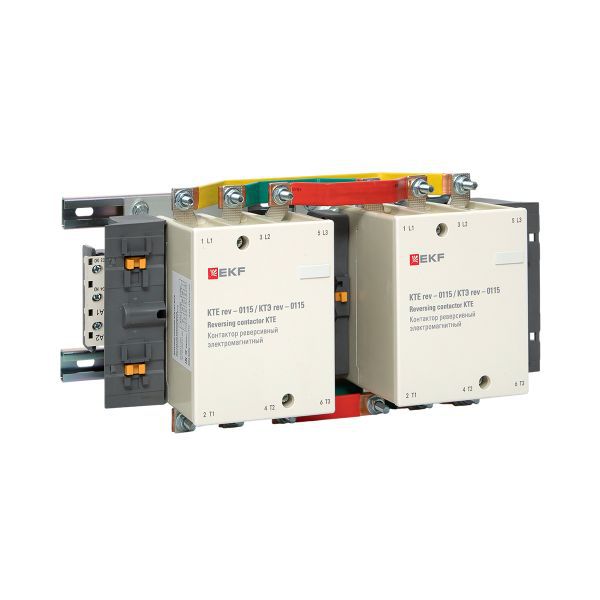 Контактор реверсивный КТЭ-1 115А кат. 230В AC 2НО EKF ctr-b-r-115