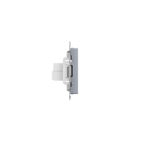 Розетка компьютерная 1-м СП Эпика RJ45 кат.5 механизм алюм. EKF UP1-SOA-RJ45-5