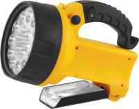 Фонарь аккумуляторный UF3712LED 19LED аккум. 4В 2А.ч 220В/12В пластик. желт. (кор.) Ultraflash 8310