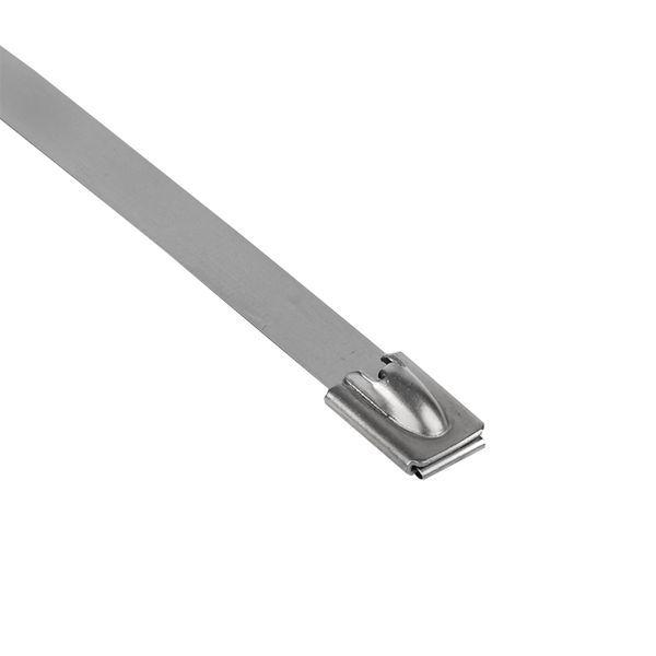 Хомут AISI 304 7.9х360 нерж. сталь FlexLock (уп.10шт) PROxima EKF plc-fl-tss-304-7.9x360-r
