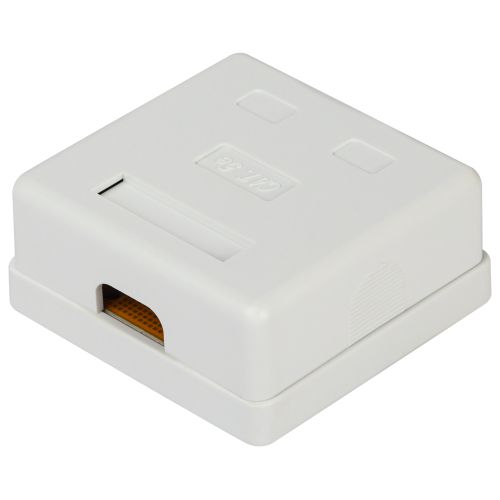 Розетка компьютерная 2-м RJ45 кат.5E неэкранир. RJ02UN Эра Б0056902