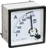 Амперметр Э47 72х72мм 300/5А кл. точн. 1.5 IEK IPA10-6-0300-E