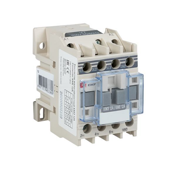 Контактор КМЭ-1 12А кат. 230В AC 1НО EKF ctr-s-12-220