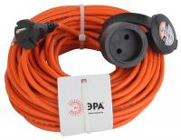 Удлинитель-шнур 1х20м без заземл. 6А IP20 UPx-1-2х0.75-20m ПВС 2х0.75 (бухта) Эра Б0043037
