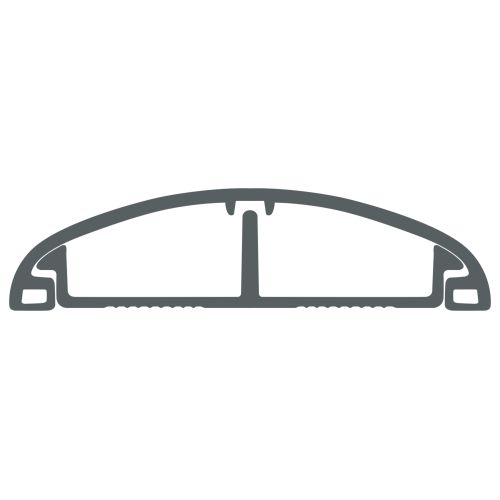 Кабель-канал напольный 50х12 L2000 RAL 7046 сер. KK-50-12-FG Эра Б0064436