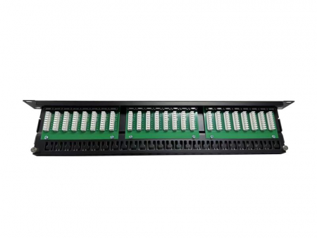 Патч-панель 19 1U кат.5E неэкранир. высокой плотности 48 порта RJ45 Krone IDC TOKOV ELECTRIC TKE-PP-5E-1U-48P-UTP