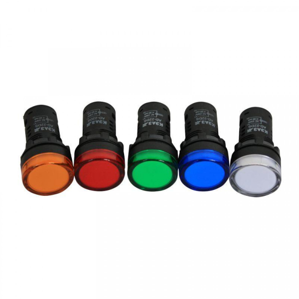 Лампа AD22DS(LED) матрица 22мм 24В AC/DC крас. КЭАЗ 303939