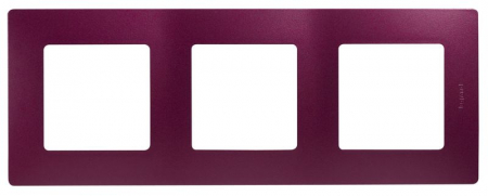 Рамка 3-м СП Etika IP20 сливовый IEK 672563