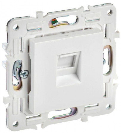 Розетка компьютерная RJ45 кат.5E SKANDY SK-K01W арктич. бел. IEK SK-K10-1-K01