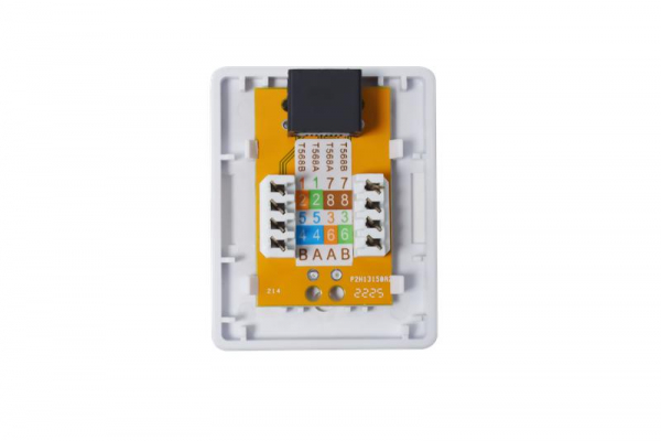 Розетка компьютерная 8P8C (RJ-45) кат.5E UTP 1 порт TOKOV ELECTRIC TKE-SMB-8P8C-1P-UTP