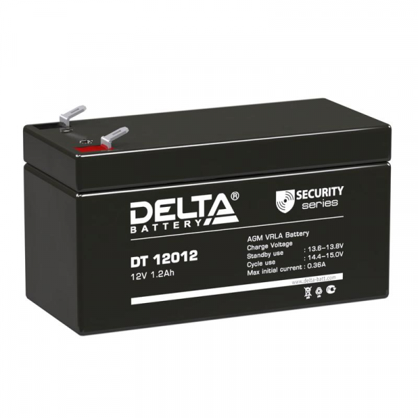 Аккумулятор ОПС 12В 1.2А.ч DT 12012 Delta 4614010040004