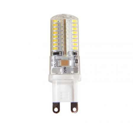 Лампа светодиодная PLED-G9 7Вт капсульная 2700К тепл. бел. G9 400лм 220В JazzWay 1039064B