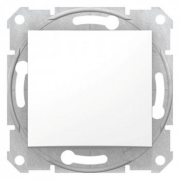 Переключатель проходной 1-кл. СП Sedna 10А IP20 (сх. 6) 250В механизм бел. SchE SDN0400121