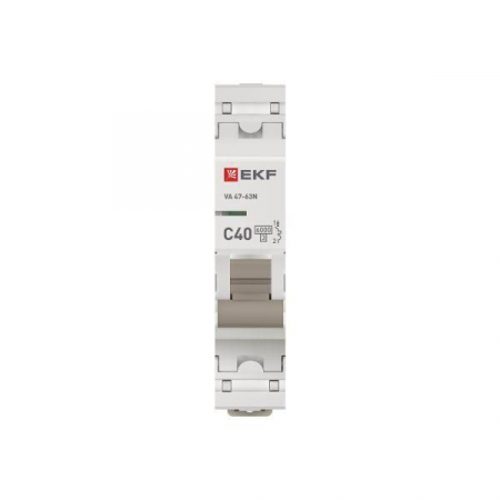 Выключатель автоматический модульный 1п C 40А 6кА ВА 47-63N PROxima EKF M636140C