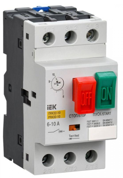 Пускатель ПРК32-10 In10А Ir6-10А Ue 660В KARAT IEK DMS11-010