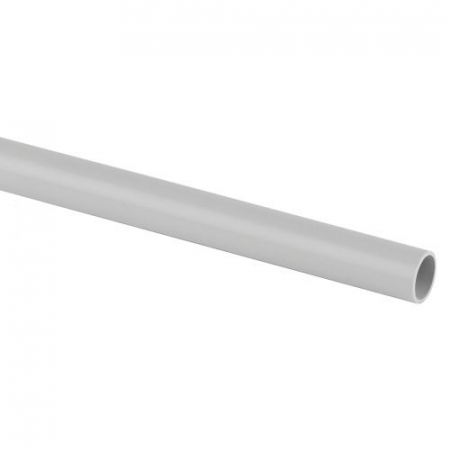 Труба гладкая ПВХ жесткая d40мм сер. (дл.3м) TRUB-40-PVC Эра Б0036390
