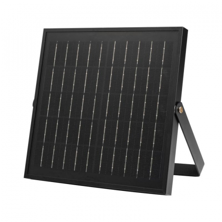 Прожектор светодиодный PFL SOLAR 02 50 6500К GR IP65 ДО с солнечн. панелью и пультом Pro+ JazzWay 5058460