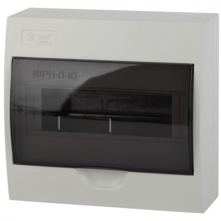 Бокс навесной ЩРН-П-10 10мод. IP41 пластик SIMPLE NO-box_simple-plastic_10_surface BOXS10 Эра Б0041524