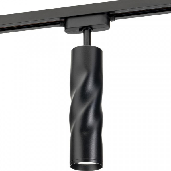 Светильник трековый поворотный ARTLINE 55х55х200 GU10 230В алюм. 2.6кв.м черн Ritter 59932 0