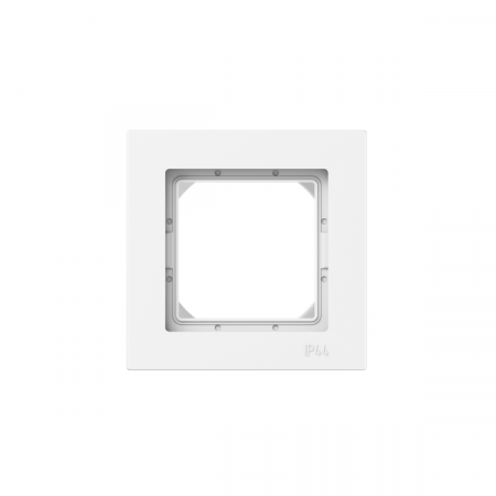 Рамка 1-м Эпика IP44 пластик бел. EKF UP1-FPW-01-44