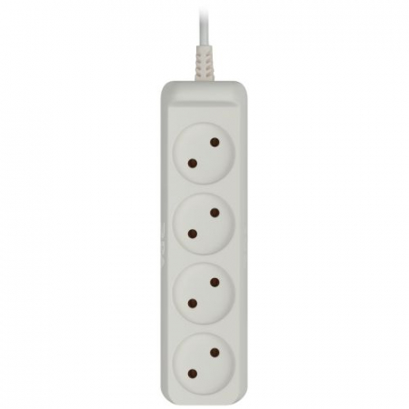 Удлинитель 4х3м без заземл. 6А IP20 UX-4-3m ШВВП 2х0.75 Эра Б0038560