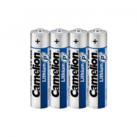Элемент питания литиевый AAA/FR03 Lithium SP4 FR03-SP4 батарейка 1.5В (уп.4шт) Camelion 15242