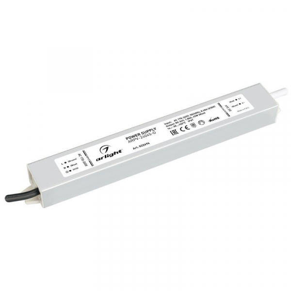 Блок питания ARPV-24045-D 24В 1.9А 45Вт IP67 метал. 3 года Arlight 022696