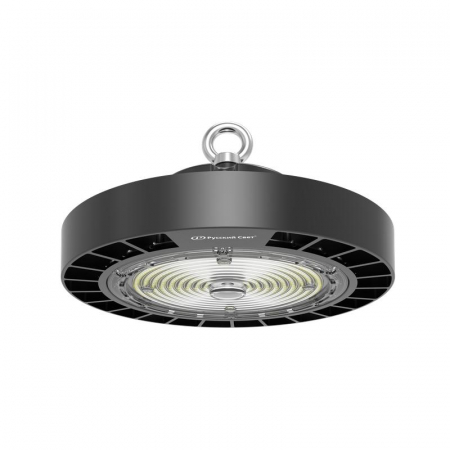 Светильник светодиодный ДСП IB 10 S 150W W 850 BK D298xH112мм 150Вт 5000К IP65 High Bay подвес черн. Русский Свет 16091023049
