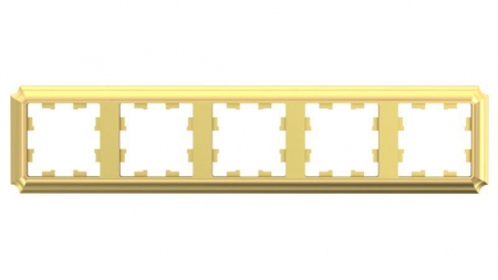 Рамка 5-м AtlasDesign Antique универс. зол. SE ATN101605
