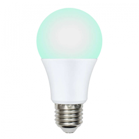 Лампа светодиодная LED-A60-9W/SCBG/E27/FR/DIM IP65 PLO65WH для бройлеров диммир. Uniel UL-00003190