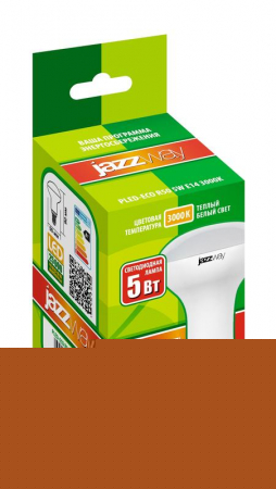 Лампа светодиодная PLED-ECO 5Вт R50 рефлектор матовая 3000К тепл. бел. E14 400лм 230В 50Гц JazzWay 1037015A
