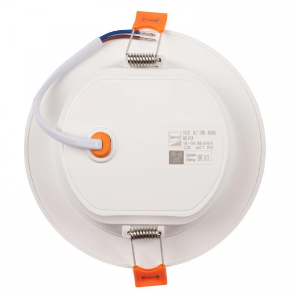 Светильник светодиодный PLED DL7 WH Downlight 10Вт 4000К IP54 120х26мм ДВО встраив. JazzWay 5042520