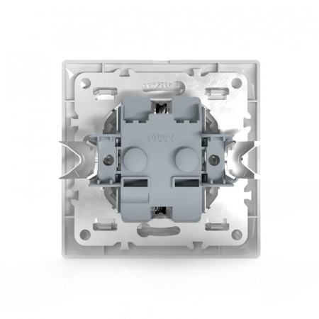 Розетка 1-м СП AVA 16А IP20 с заземл. защ. шторки в сборе бел. TOKOV ELECTRIC TKL-AV-R1FZSF-C01