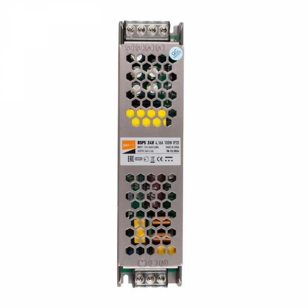 Блок питания для светодиод. ленты BSPS 100Вт 4.16А 24В IP20 метал. Pro JazzWay 5015555