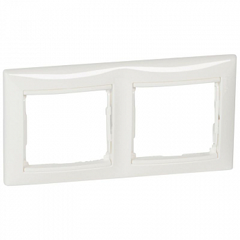 Рамка 2-м СП Valena IP20 горизонт. бел. (DIY-упак.) IEK 694241