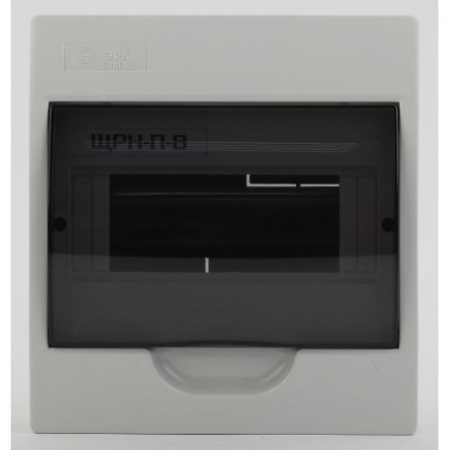 Бокс навесной ЩРН-П-8 8мод. IP41 пластик SIMPLE NO-box_simple-plastic_8_surface BOXS08 Эра Б0041523