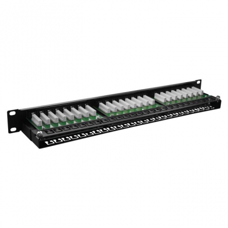 Патч-панель высокой плотности 19дюйм 48хRJ-45 UTP 5e 1U SUPRLAN 10-0406