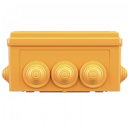 Коробка ответвительная FS 150х110х70мм IP55 4п 450В 32А 10кв.мм с кабельными вводами и клеммниками нерж. контакт пластик. DKC FSK21410
