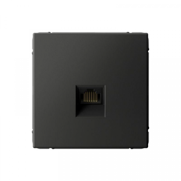 Розетка компьютерная ArtGallery RJ45 кат.5E механизм базальт SE GAL001483