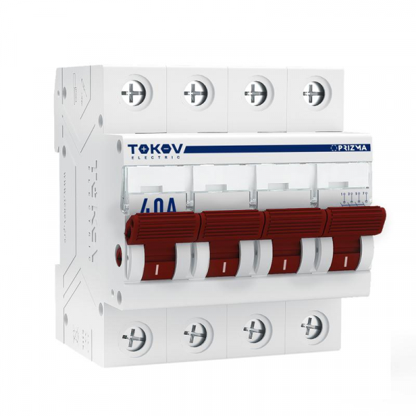 Выключатель нагрузки модульный 4п 40А PRIZMA TOKOV ELECTRIC TKE-PZ60-MDSI-4-40