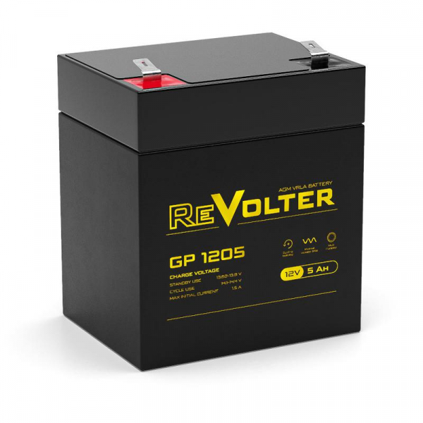 Аккумулятор 12В 5.5А.ч GP 1205 REVOLTER 4614040020014
