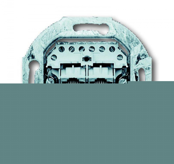 Розетка компьютерная + телефонная 2-м RJ11/12 + RJ45 ISDN кат.3 8/8п раздельно механизм ABB 2CKA000230A0243