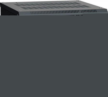 Шкаф 19 дюйм LINEA W 9U 600х600мм настен. стекл. дверь RAL9005 ITK LWR5-09U66-GF