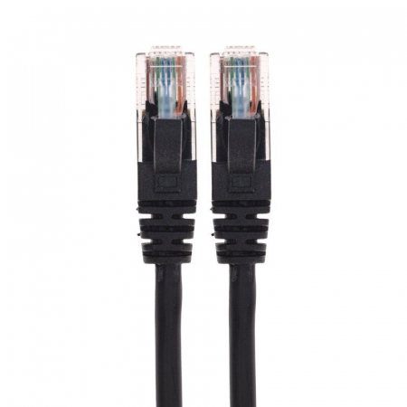 Патч-корд U/UTP CAT 5e RJ45-RJ45 26AWG LSZH черн. 1.5м Rexant 02-0102-105