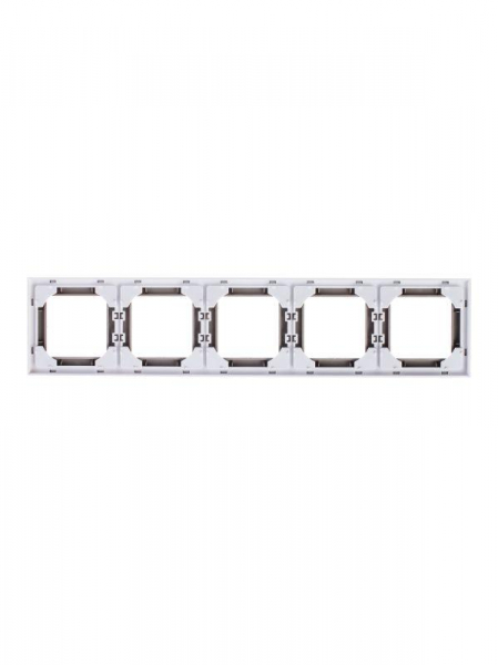 Рамка Levit 5п кофе макиато/бел. ABB 2CHH015050A6018