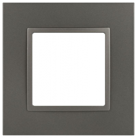 Рамка 1-м Elegance 14-5011-16 Classic для розеток и выключателей титан Эра Б0065823